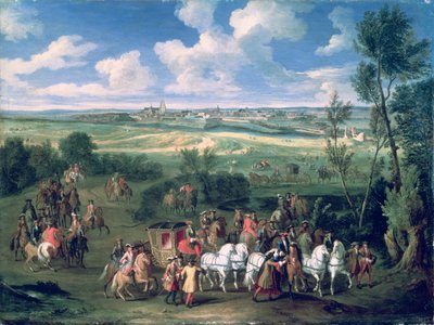 The Royal Cortege by Adam Frans van der Meulen